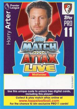 2017-18 Topps Match Attax Premier League Extra #PLX18-INUK01 Harry Arter Front