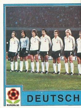 1980 Panini UEFA Europa Stickers #34 Deutschland-BRD Front