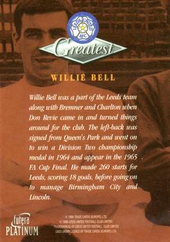 1999 Futera Platinum Leeds United Greatest #NNO Willie Bell Back