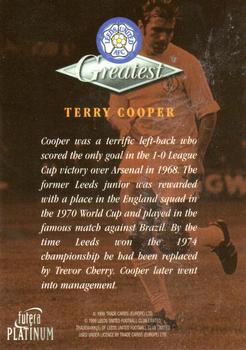1999 Futera Platinum Leeds United Greatest #NNO Terry Cooper Back