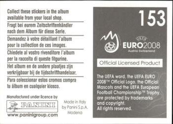 2008 Panini UEFA Euro 2008 Stickers #153 Team Photo (puzzle 3) Back
