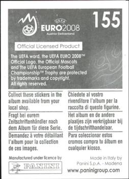 2008 Panini UEFA Euro 2008 Stickers #155 Team Emblem Back