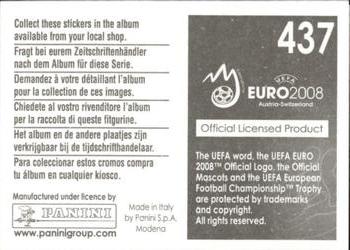 2008 Panini UEFA Euro 2008 Stickers #437 Team Photo (puzzle 1) Back