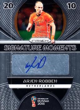 2018 Panini Prizm FIFA World Cup - Signature Moments #SM-ARO Arjen Robben Front