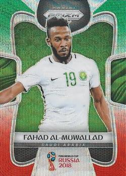 2018 Panini Prizm FIFA World Cup - Green & Orange Wave Prizm #171 Fahad Al-Muwallad Front