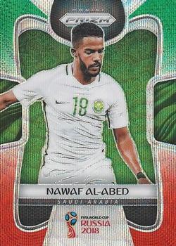 2018 Panini Prizm FIFA World Cup - Green & Orange Wave Prizm #174 Nawaf Al Abed Front