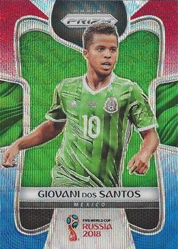 2018 Panini Prizm FIFA World Cup - Red & Blue Wave Prizm #131 Giovani Dos Santos Front
