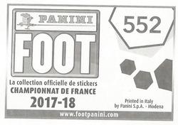 2017-18 Panini FOOT #552 Action Back