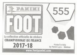 2017-18 Panini FOOT #555 Action Back