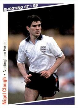 1991-92 Merlin Shooting Stars UK #191 Nigel Clough Front