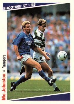 1991-92 Merlin Shooting Stars UK #335 Mo Johnston Front