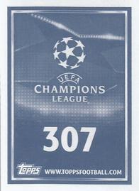 2015-16 Topps UEFA Champions League Stickers #307 Gerard Piqué Back