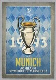 2015-16 Topps UEFA Champions League Stickers #585 UEFA Champions League Final 1992-93 Front