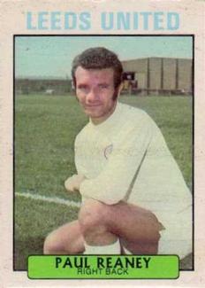 1971-72 A&BC Gum English Footballers (Purple Backs) #254 Paul Reaney Front