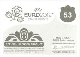 2012 Panini UEFA Euro 2012 Stickers #53 Team - Poland Back