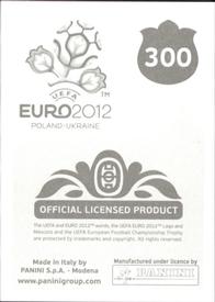 2012 Panini UEFA Euro 2012 Stickers #300 Santi Cazorla Back