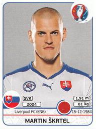 2016 Panini UEFA Euro Stickers #216 Martin Škrtel Front