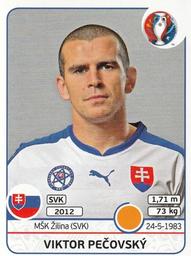 2016 Panini UEFA Euro Stickers #220 Viktor Pecovský Front