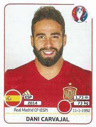 2016 Panini UEFA Euro Stickers #359 Dani Carvajal Front