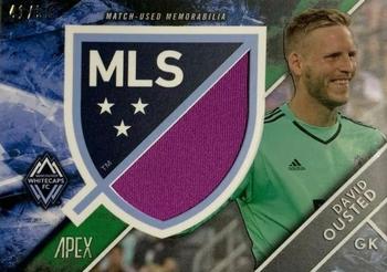 2016 Topps Apex MLS - Crest Jumbo Relics Green #CJR-DOU David Ousted Front