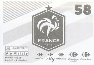 2018 Panini France World Cup Stickers: Fiers d'être Bleus #58 Antoine Griezmann Back