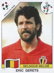 1990 Panini Italia '90 World Cup Stickers #329 Eric Gerets Front