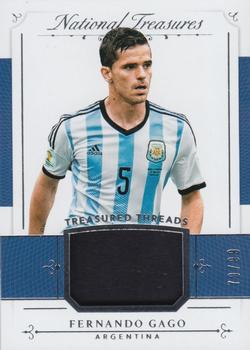 2018 Panini National Treasures - Treasured Threads Relics #TH-FG Fernando Gago Front