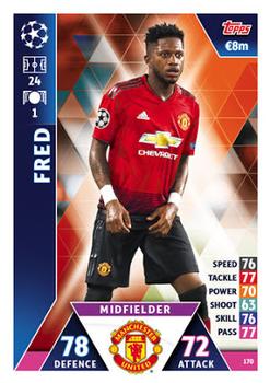 2018-19 Topps Match Attax UEFA Champions League #170 Fred Front