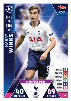 2018-19 Topps Match Attax UEFA Champions League #191 Harry Winks Front