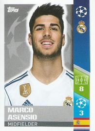 2017-18 Topps UEFA Champions League Stickers #17 Marco Asensio Front