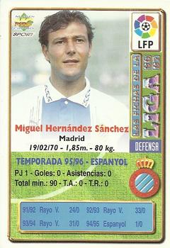 1996-97 Mundicromo Sport Las Fichas de La Liga - Ultima Hora II #60 Miguel Back