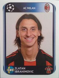 2010-11 Panini UEFA Champions League Stickers #429 Zlatan Ibrahimovic Front