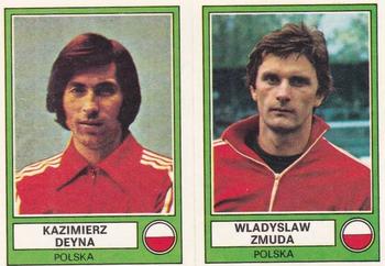 1977-78 Panini Euro Football 78 #205 Kazimierz Deyna / Wladyslaw Zmuda Front