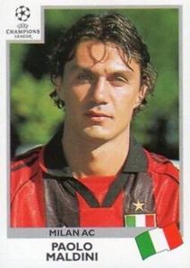 1999-00 Panini UEFA Champions League Stickers #293 Paolo Maldini Front