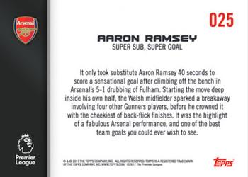 2018-19 Topps Now Premier League #025 Aaron Ramsey Back