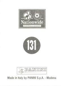 1997 Panini 1st Division  #131 Kit Symons Back