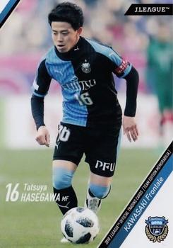 2018 J. League Official Trading Cards Team Edition Memorabilia Kawasaki Frontale #14 Tatsuya Hasegawa Front