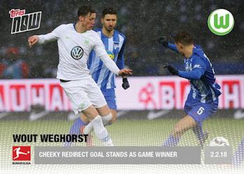 2018-19 Topps Now Bundesliga #69 Wout Weghorst Front