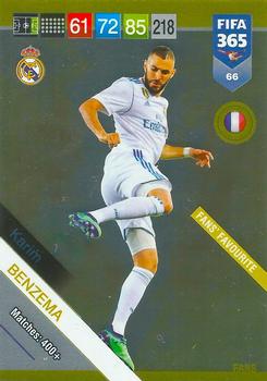 2018-19 Panini Adrenalyn XL FIFA 365 #66 Karim Benzema Front