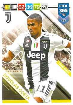 2018-19 Panini Adrenalyn XL FIFA 365 #187 Douglas Costa Front