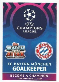 2018-19 Topps Match Attax UEFA Champions League - Superstar #SU7 Manuel Neuer Back