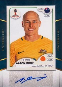 2018-19 Panini Treble - World Cup Sticker Signatures #1 Aaron Mooy Front