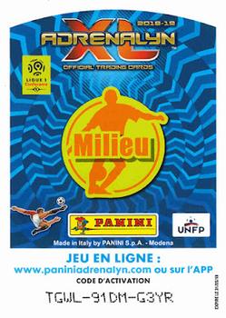 2018-19 Panini Adrenalyn XL Ligue 1 #342 Jonas Martin / Dimitri Liénard Back