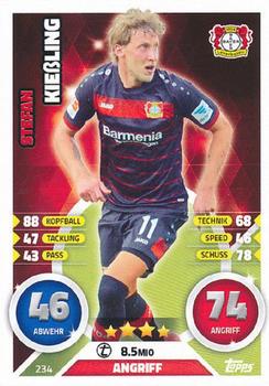 2016-17 Topps Match Attax Bundesliga #234 Stefan Kießling Front