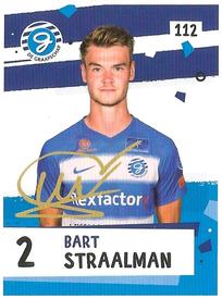 2019 Albert Heijn Eredivisie Voetbalplaatjes #112 Bart Straalman Front