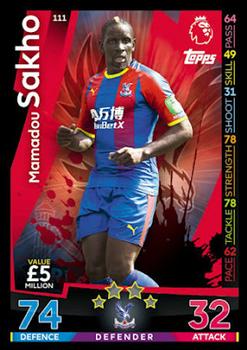 2018-19 Topps Match Attax Premier League #111 Mamadou Sakho Front
