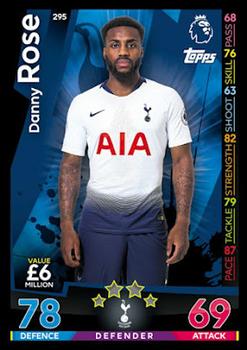 2018-19 Topps Match Attax Premier League #295 Danny Rose Front