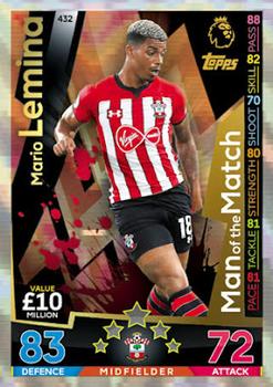 2018-19 Topps Match Attax Premier League #432 Mario Lemina Front