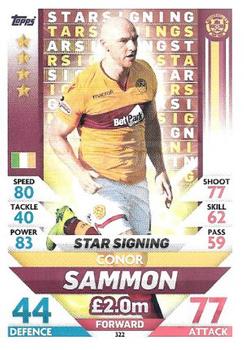 2018-19 Topps Match Attax SPFL - Star Signings #322 Conor Sammon Front