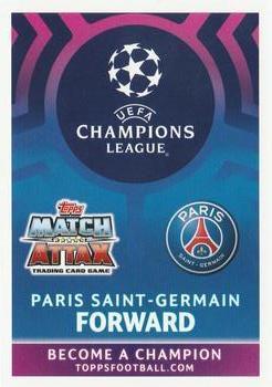 2019 Topps Match Attax UEFA Champions League Road To Madrid 19 #73 Kylian Mbappé Back